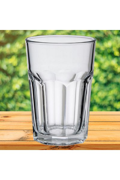 Secret de Gourmet Straight Side and Rounded Edge Mojito Tumbler Clear 0.36 Liter