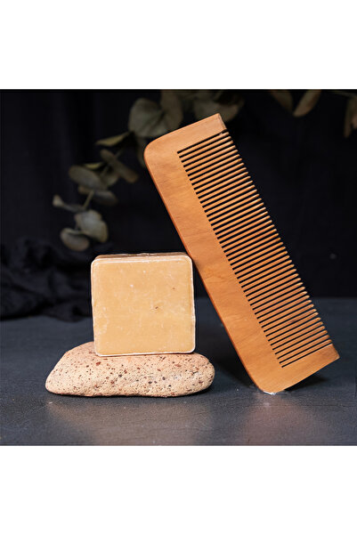ALKESE Doğal Bambu Ahşap Tarak Düz Model, Gelin Hamamı Tarağı, Hediyelik Eşya...