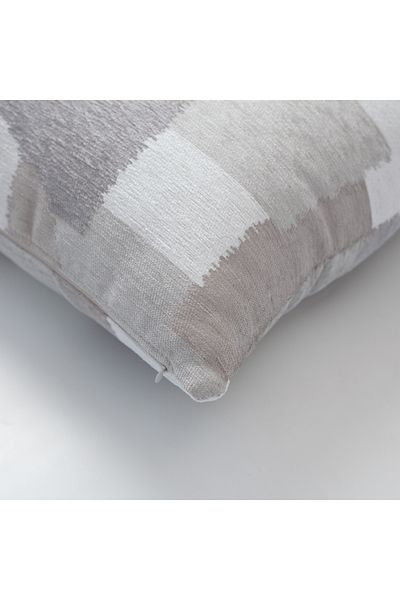 Fineroom Living "Otto" - Abstract Patterned Modern 50X50 Throw Pillow - Gray (Including Ic Pillow)