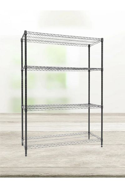 HONEYBEE 4-Tier Durable Easy to Clean Premium Quality Steel Wire Rack