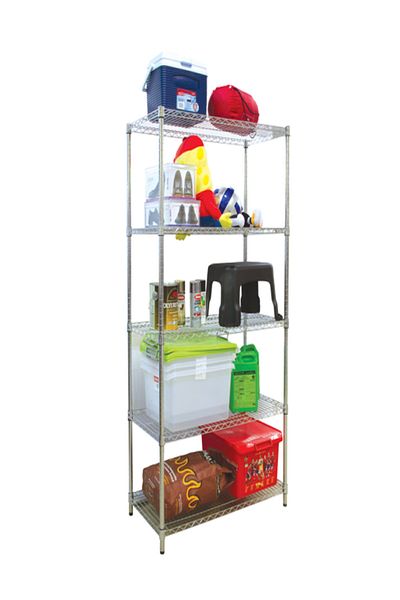 HONEYBEE Durable Steel Premium Quality Steel 5-Tier Wire Rack