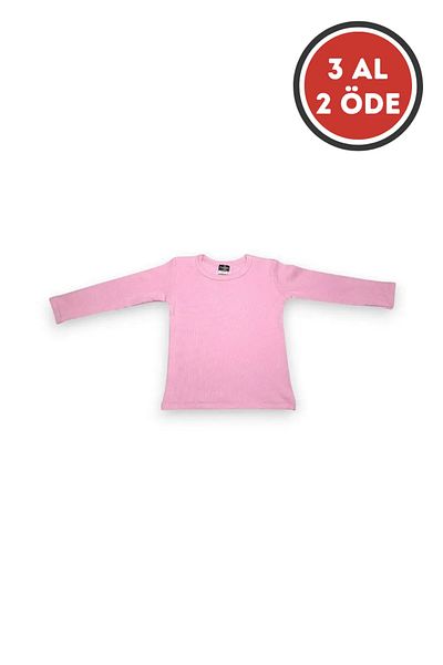 Ponchiq Pink Patterned Patterned Girl's Undershirt