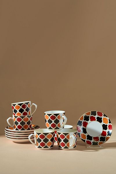Karaca Bonny 6 Person Coffee Cup 90 ml