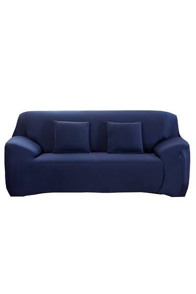 Generic 2-piece L Shaped Sofa Cover Blue190-230cm 235-300cm