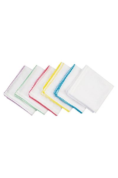Kezban Tekstil Inner Cheesecloth White Colored 5 Piece Cotton 90X90 cm