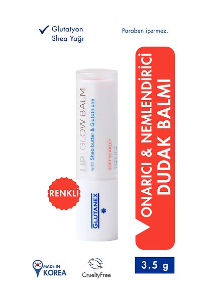 GLUTANEX Repairing Colored Lip Balm - Soft Scarlet Moisturizer