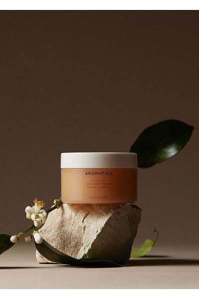 Aromatica Glow Vita Goodnight Cream - Orange and Neroli 90g Vegan Brightening Night Cream