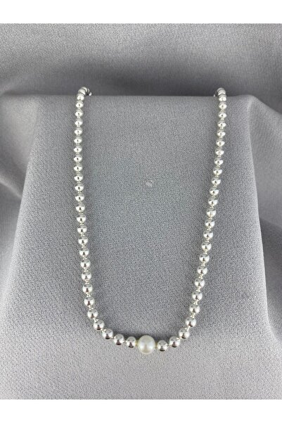 My Story İşlenmiş Tatlı Su Kültür İncisi ve Boncuklu Kolye