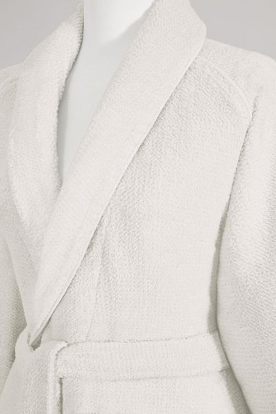 Özdilek Sadem Organic Pine Shawl Collar Bathrobe