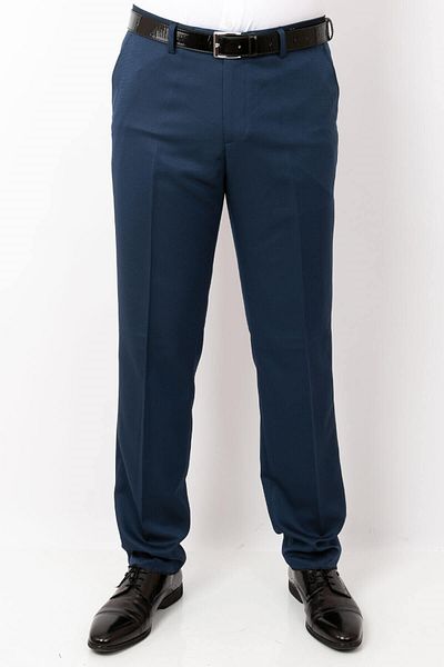 Modaviki Men's Fabric Trousers Navy Blue Mdv201