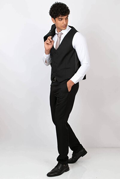 Modaviki Men's Suit 6 Drop Black Mdv101