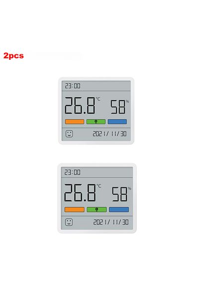Choice 2 Pcs Xiaomi Duka Atuman Lcd Electronic Digital Temperature Humidity Meter Clock Indoor Outdoor Ther