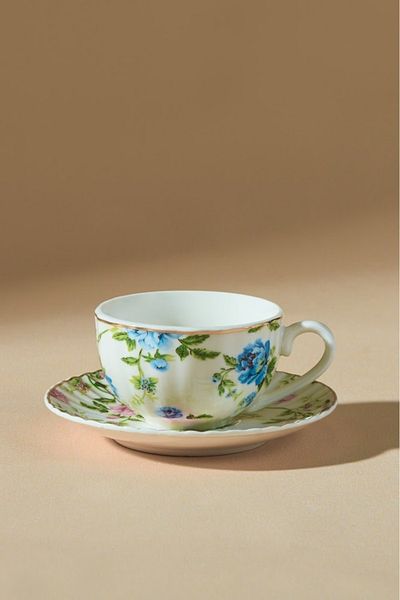 Karaca Flora 6-Person Coffee Cup Set 90 ml