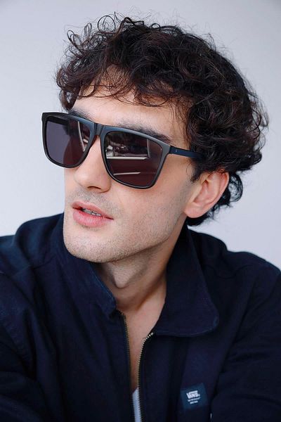Bilge Karga Mutida Dark Brown Black Men's Sunglasses
