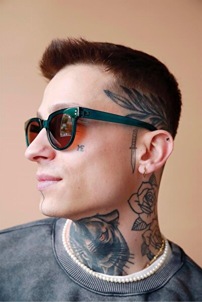 Bilge Karga Campbell Green Brown Men's Sunglasses