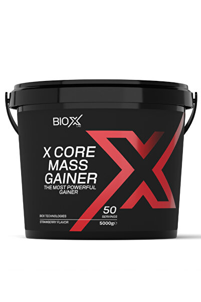 Bioxlab Mass Gainer Çilek Aromalı 5 kg 50 Servis Karbonhidrat Tozu