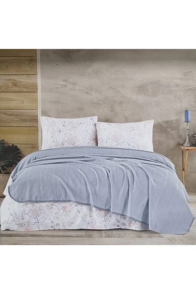 Minteks Mi̇nteks Single Person Pique Set