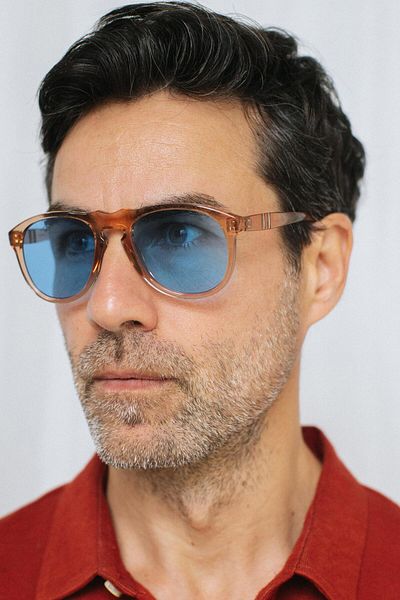 Bilge Karga Bennett Nude Blue Men's Sunglasses