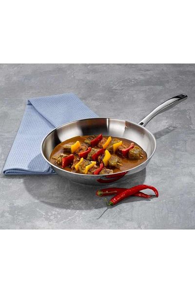 Kela Stainless steel frying pan 18/10 FLAVORIA 28 cm