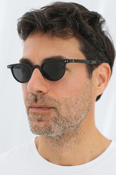 Bilge Karga Ceyda Black Black Men's Sunglasses