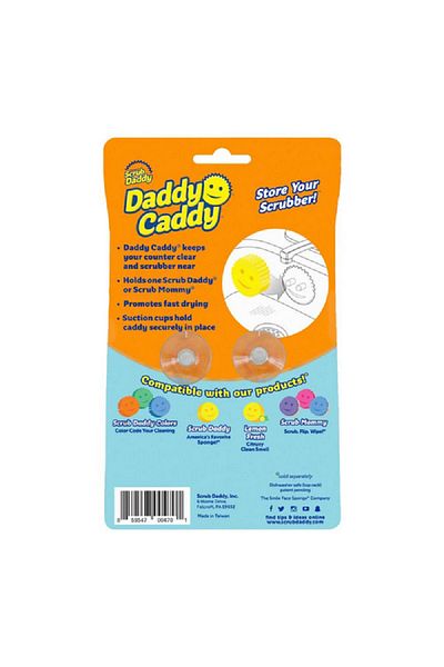 Scrub Daddy High Quality Plastic Sponge Caddy Clear
