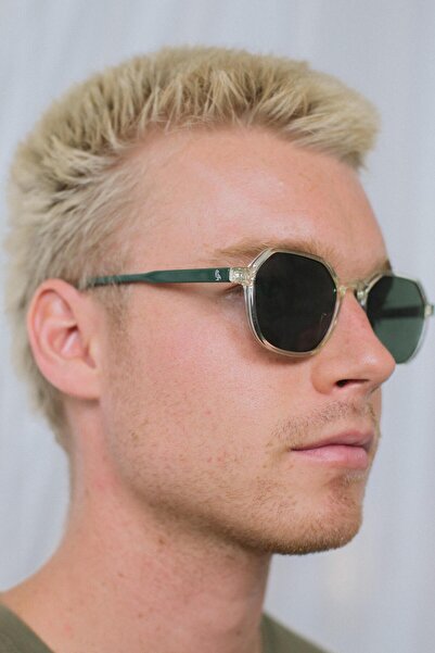 Bilge Karga Men's Sunglasses - Caesar Bright Green