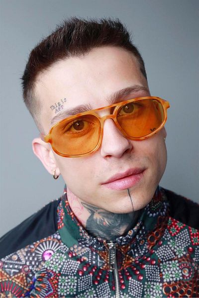 Bilge Karga Hanry Orange Men's Sunglasses