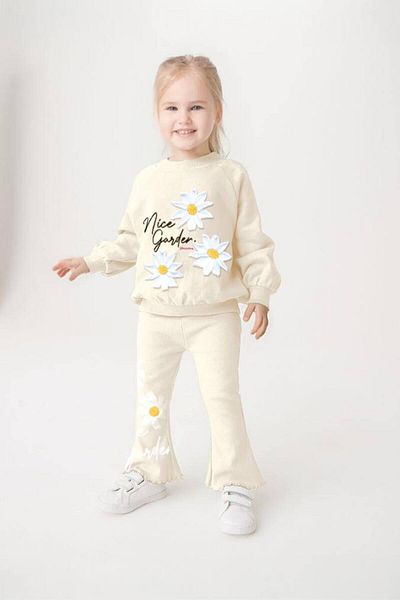 MİO Bottom-Top Suit Girl Beige