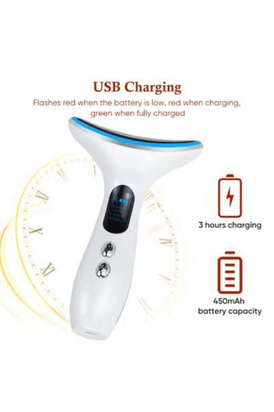 Prime by Javaudan Double Chin Therapy Facial Lifting Vibration Neck Massager Neck Face Massager