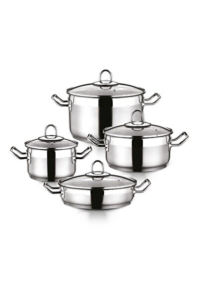 Hascevher Arbel 8 Pcs Tencere Seti (16/20/24/24krn.)