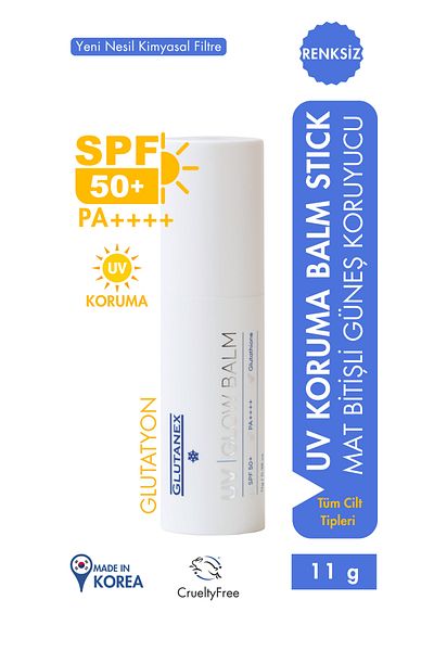 GLUTANEX Uv Glow Balm Stick Sunscreen Spf 50+ Pa++++ Colorless 11 Gr