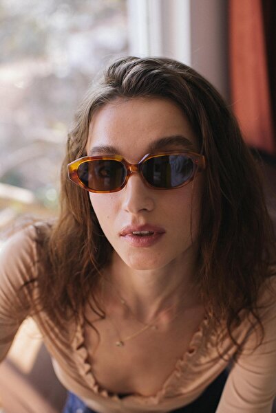 Bilge Karga Berta Leopard Brown Güneş Gözlüğü