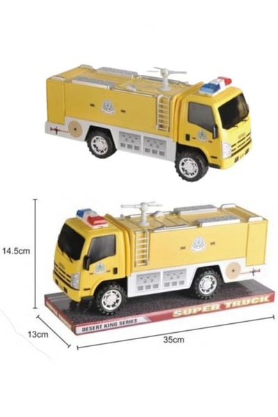 rexa لعبة مركبة الدفاع المدني - شاحنة لعب للاستجابة للطوارئ