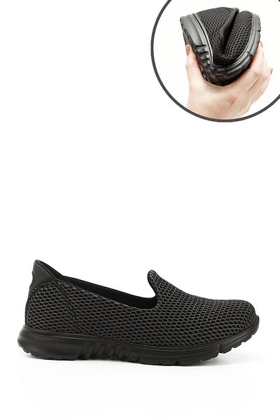 GÖNDERİ(R) Femei/Fete Tricotaj gri Talpă din spumă cu memorie Pantofi confortabili