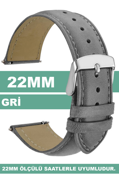 Trendburada 22mm Fossil-Welder-Wesse-Casio-Armani-Omega-Seiko-Tissot Watch Compatible Leather Watch Band