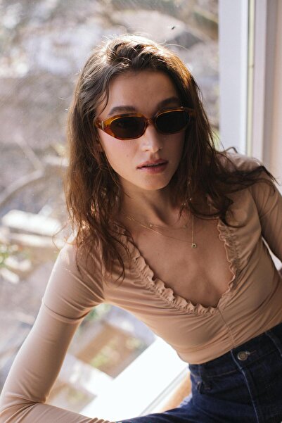 Bilge Karga Berta Leopard Brown Güneş Gözlüğü