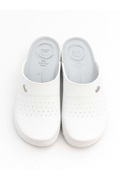 KOCAMANLAR Bento D.r Papuci ortopedici Sabo recomandati Papuci de spital cu talpa anti-alunecare ALBI