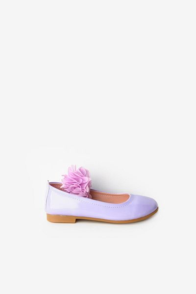 Le Mabelle Lilac Tulle Flower Girls' Shoes