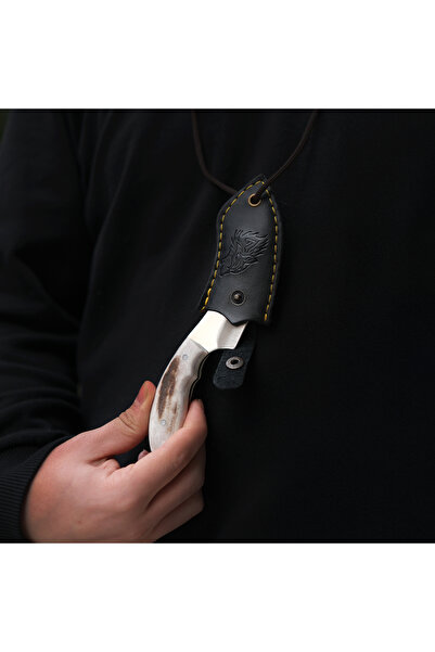 kösemehmet Kolye Model 16 Cm - Geyik Boynuzu Sap