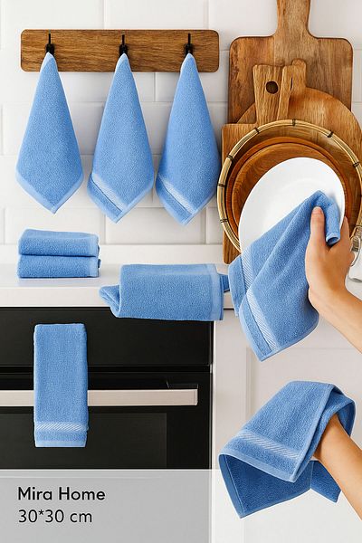 Mira Home Кухненски кърпи за сушене, 4 броя, 30x30 см