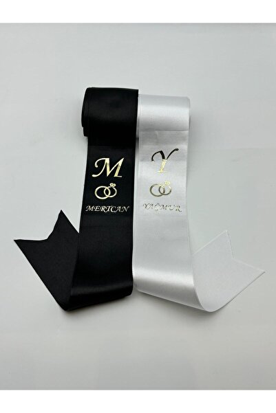 Frisson KİŞİYE ÖZEL Takı Kurdelesi 6 Cm Eninde 2 Metre 2 Adet