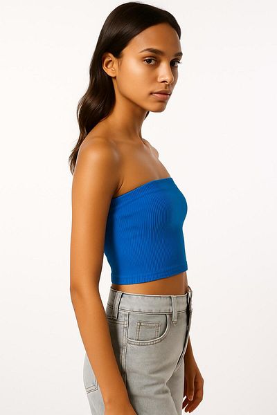 HAKKE Seamles Strapless Crop Bustier