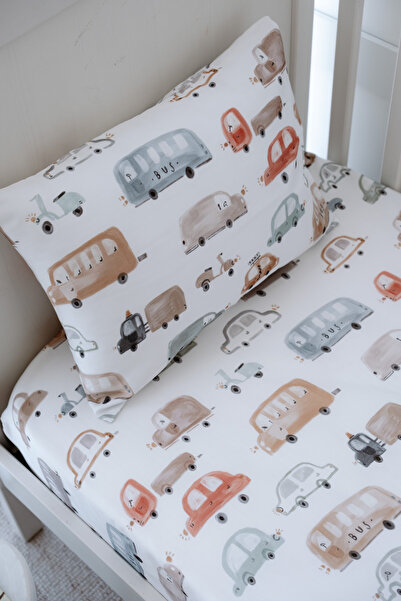 NOU Cars Baby Fitted Sheet Set (70X130+15) - Cars