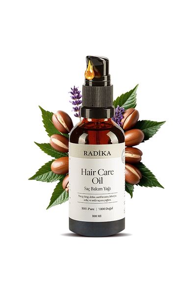 Radika Aromatherapy Ορός περιποίησης μαλλιών, βιταμίνη AEF, 100% καθαρός, ΒΙΟΛΟΓΙΚΟΣ, Φυσικός, 100 ml