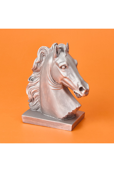 Evidea Deco Horse Dekor - Gümüş - 20 cm
