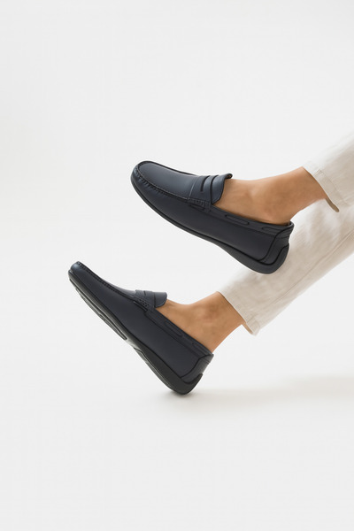 Safari Ayakkabı Икона Мъжки мокасини от естествена кожа