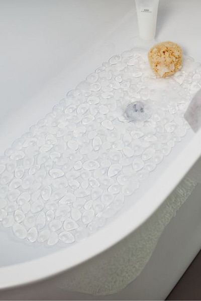 Tchibo Non Slip Bath Mat 75 x 36 cm, Transparent