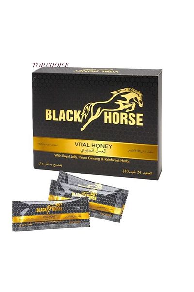 BLACK HORSE Vital Honey 10 gX 24 pcs Sachets BY TOP CHOICE