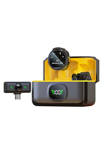 LUXIERA J6 Kablosuz Yaka Mikrofonu Plug & Play – Video Çekimi, Vlog, Canlı Yayın ve Röportajlar için