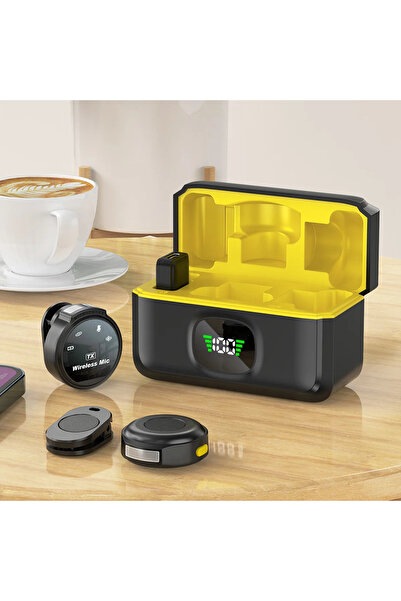 LUXIERA J6 Kablosuz Yaka Mikrofonu Plug & Play – Video Çekimi, Vlog, Canlı Yayın ve Röportajlar için